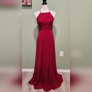 NWT- Mythical Kind of Love Wine Red Maxi Dress Size Small